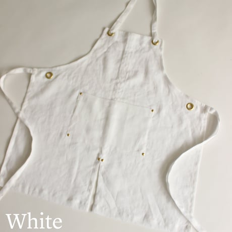 【Eyelet switching  kids apron】M size
