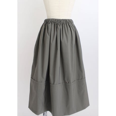 【Gather volume skirt】Khaki