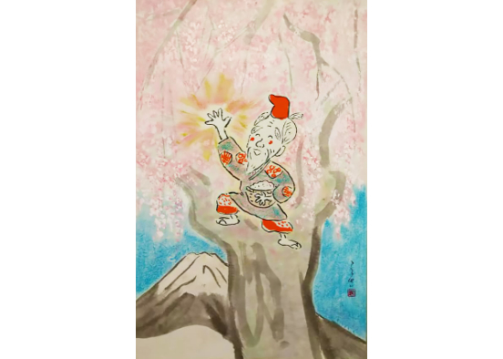 前田こうせい「花咲か爺さん」（レプリカ） | 前田こうせい・一期一会