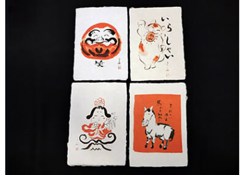 マッキー前田日明/戦いの証 地の章〈4枚組〉　　直筆サイン入り マッキー前田日明/戦いの証 地の章〈4枚組〉 直筆サイン入り