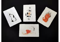 原画】前田こうせい「桃太郎2」額入り | 前田こうせい・一期一会