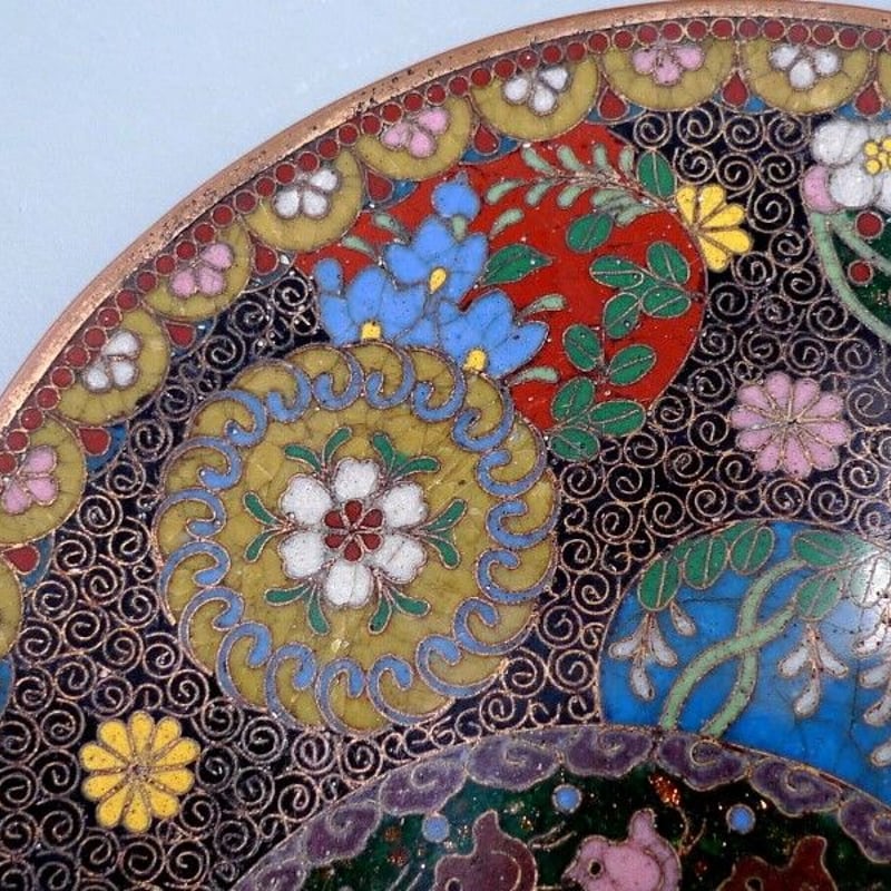 明治時代 七宝焼き カップ＆ソーサー | 昔縁