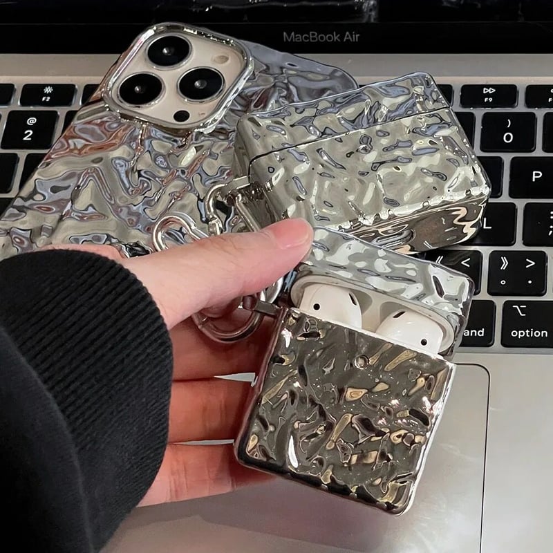 AirPods】Metallic wave AirPods case | The MARKE AirPods】Metallic wave AirPods case | The MARKE