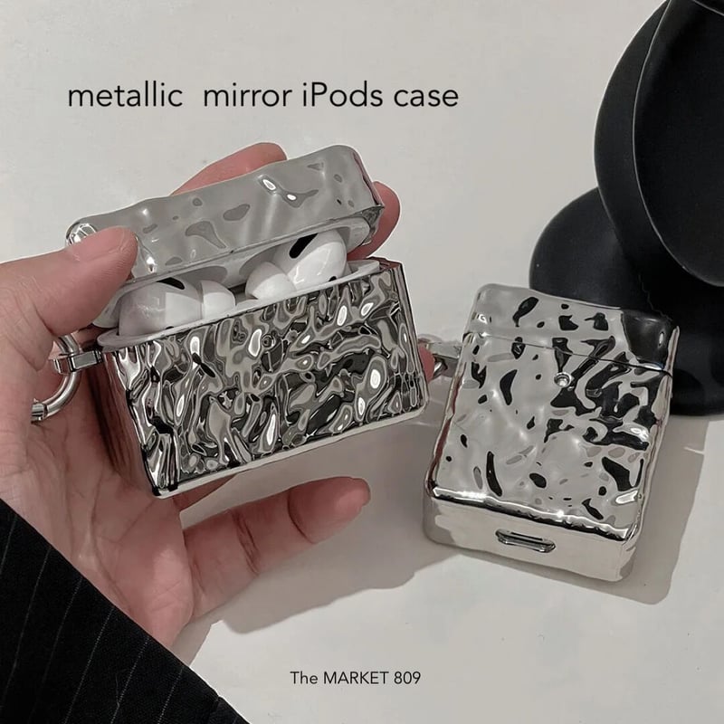 AirPods】Metallic wave AirPods case | The MARKE AirPods】Metallic wave AirPods case | The MARKE