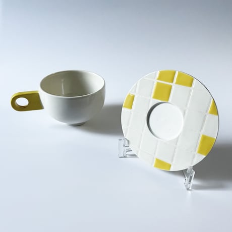 mosaic teacup "yellow"