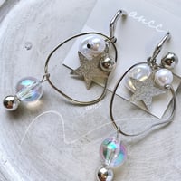 ［earring］silver warp star