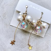 ［earring］bubble star gold