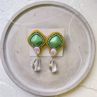 ［earring］beads perl clear.