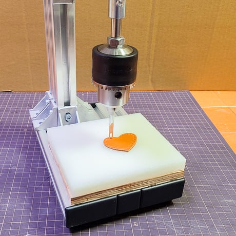 汎用菱目打ち ハンドプレス機 & レザークラフト工具スタートセット 軸径16ミリ