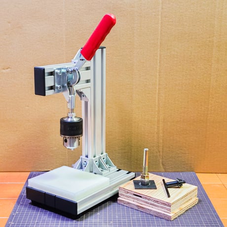 汎用菱目打ち ハンドプレス機 & レザークラフト工具スタートセット 軸径16ミリ