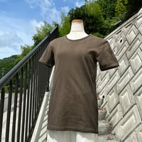 柿渋染め紳士物Tシャツ24049