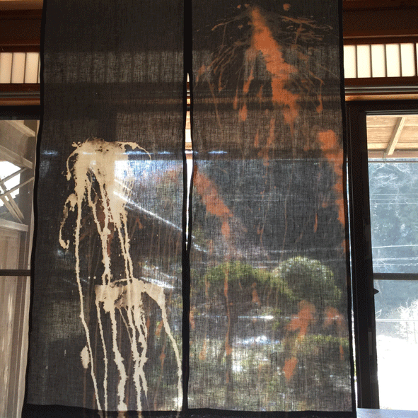 柿渋染め暖簾22025 | fuitto's STORE 柿渋染め暖簾22025 | fuitto's STORE