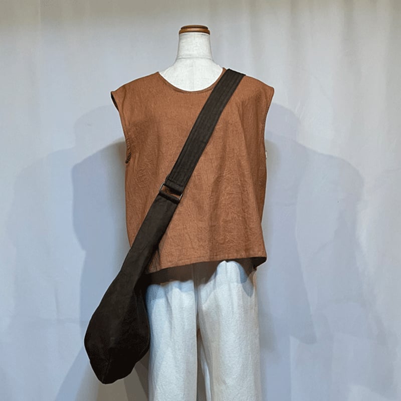 柿渋染め帆布ショルダーバッグ24062 | fuitto's STORE