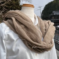 柿渋染めスヌードK25124