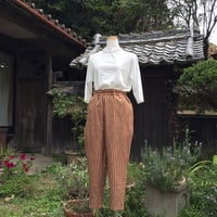 柿渋染めサルエルパンツ20030