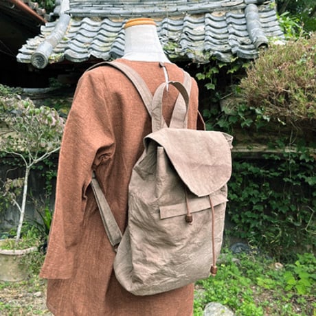 軽い柿渋染めリュック25061