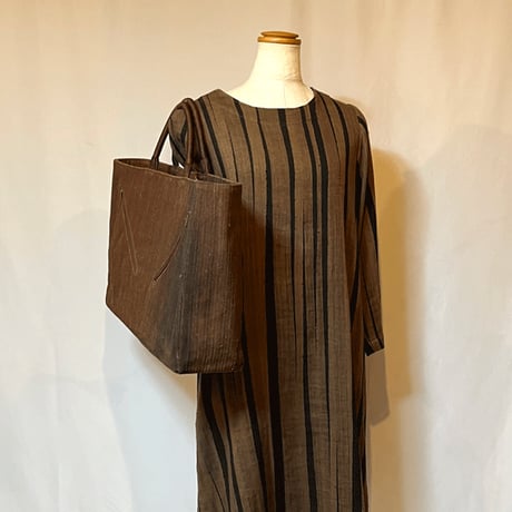 柿渋染め蔵出しビッグバッグ25001