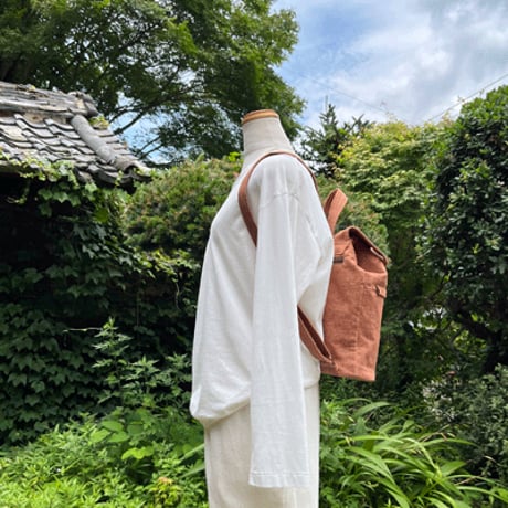 軽い柿渋染めリュック25039