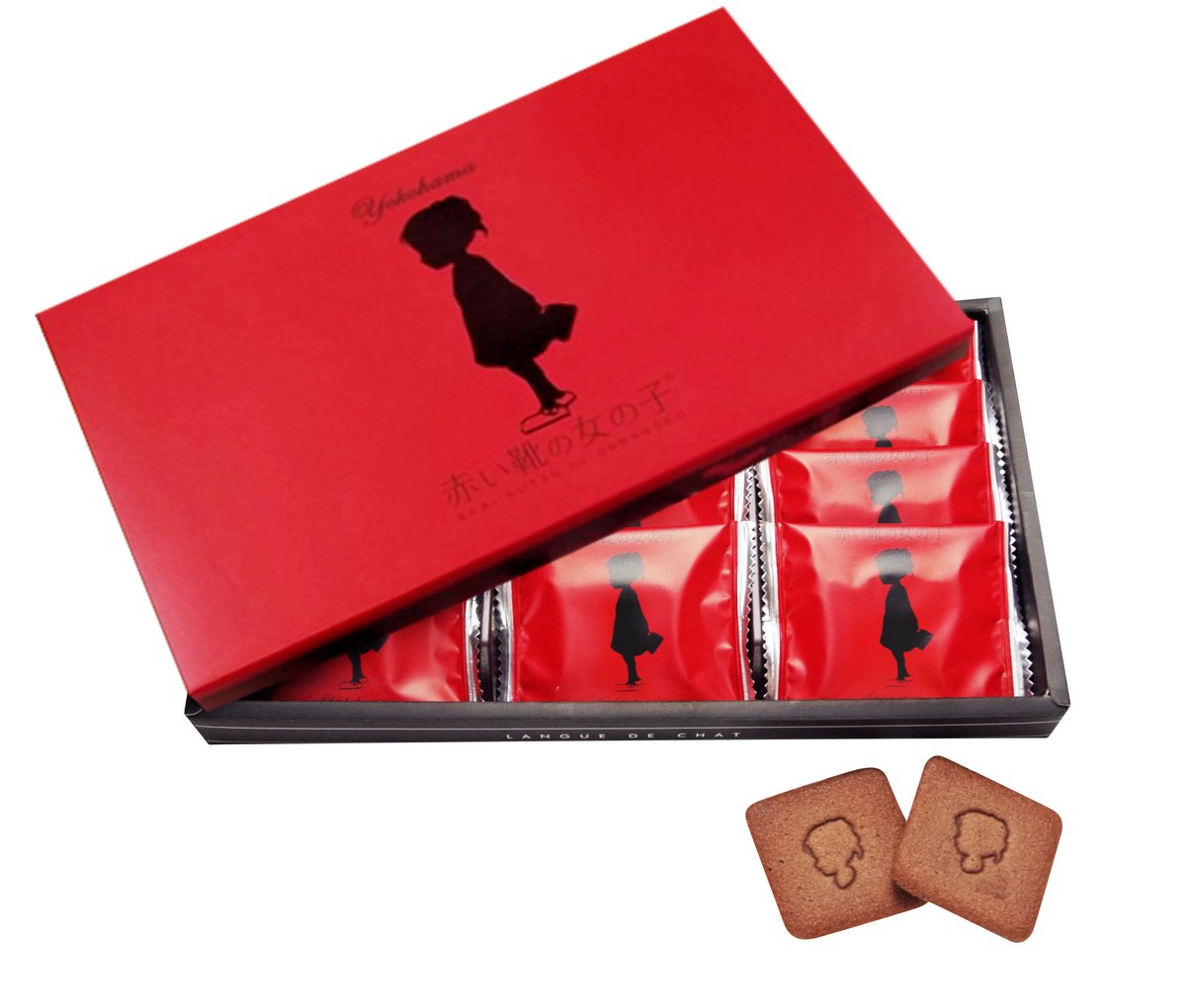 赤い靴の女の子（苺ショコララングドシャ） | 横浜大世界