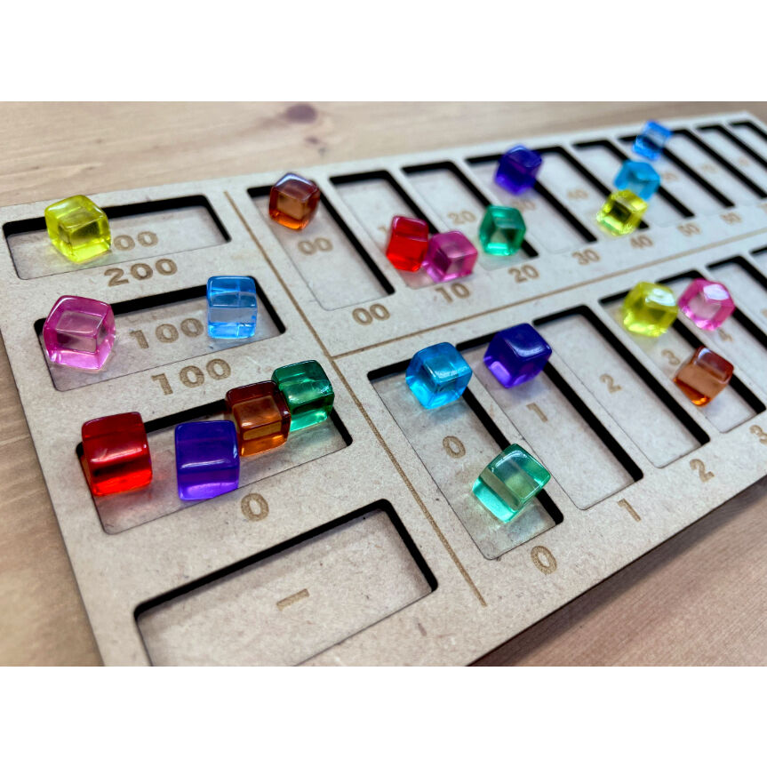 オリジナル得点ボード 【追加アクリルキューブ 4色×3個 セット