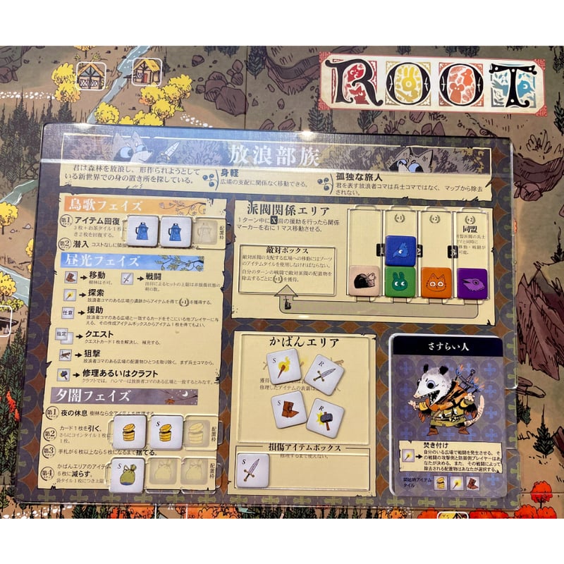 ルート用オーバーレイセット 【個人ボード4陣営 ＋クラフト