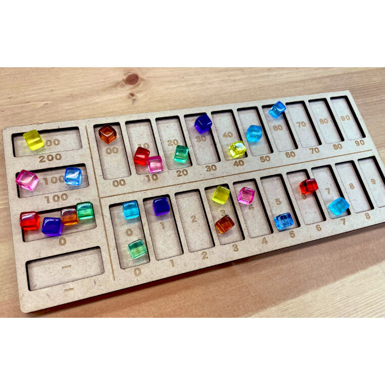 オリジナル得点ボード 【追加アクリルキューブ 4色×3個 セット