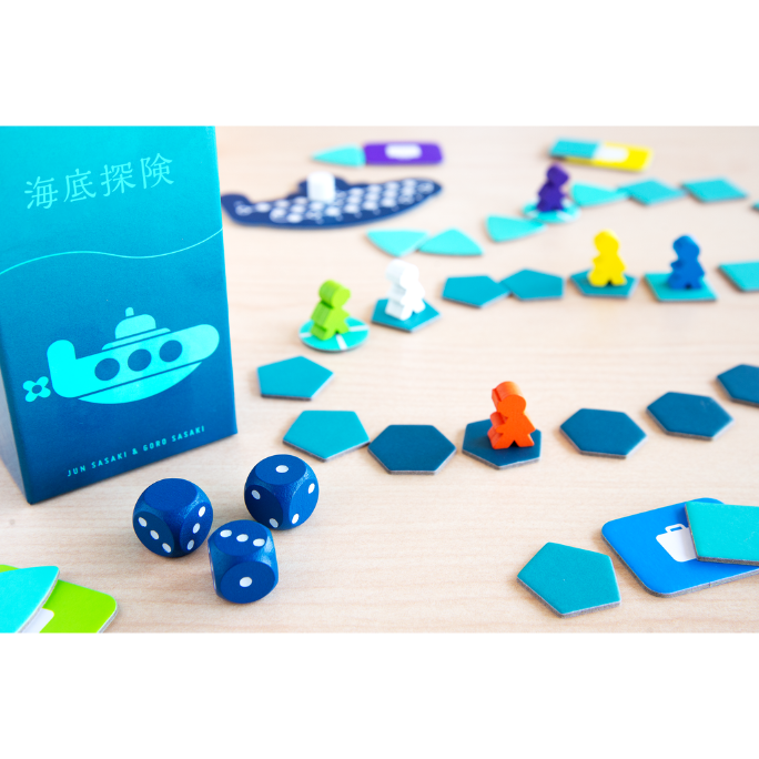 (未使用･未開封品)　テーブルゲーム 海底探検 f4u0baa 海底探検 深版 ゲームマーケット大賞 新品 ボードゲーム 子ども