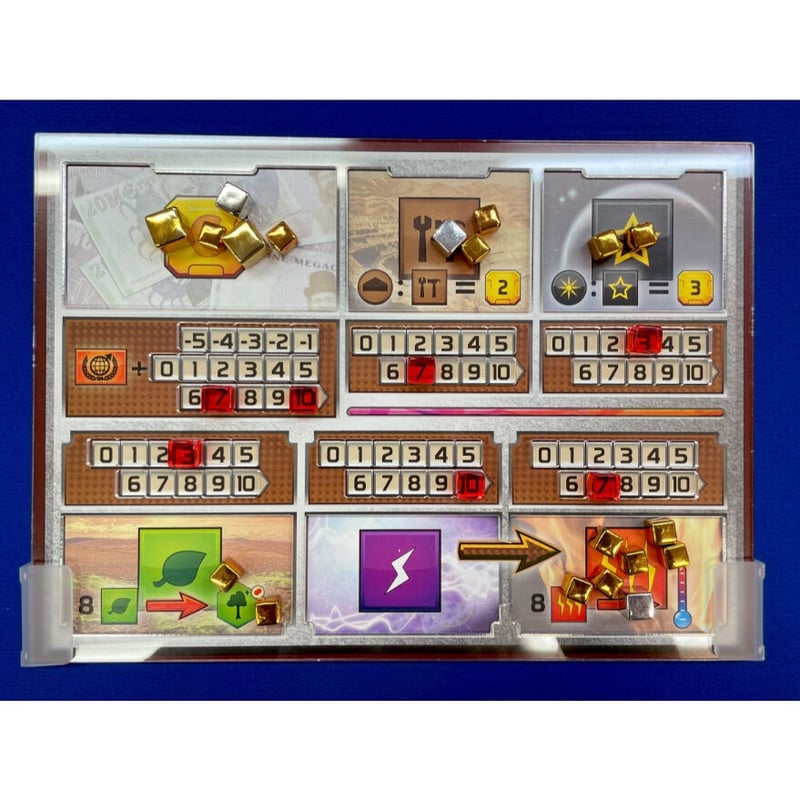 ボードゲーム「テラフォーミングマーズ」の金属製 メタル セット