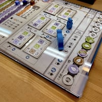 【ゲムマ2026春・現地渡し】コーヒートレーダーズ オーバーレイ 【個人ボード5人用セット・右側専用】