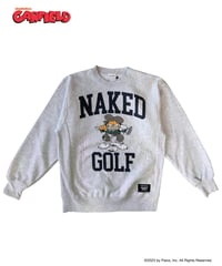 Naked Golf Garfield Nickelodeon スウェット 黒 ブラック/スウェット】Garfield sweat shirt | NAKED GOLF |