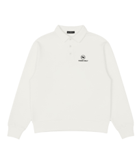 【WHITE】Pocket polo sweat