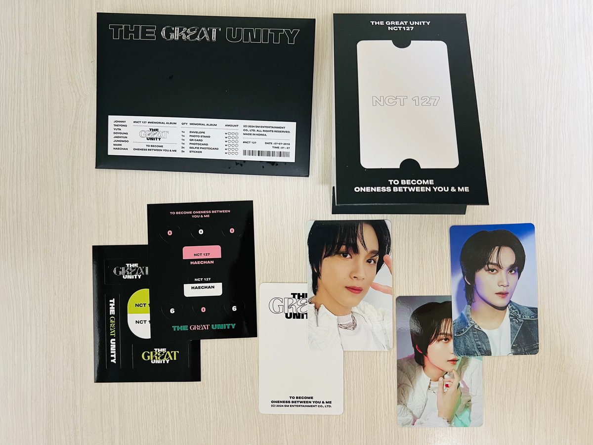 NCT127 THE GREAT UNITY]MD第1弾 ☆MEMORIAL ALBUM (
