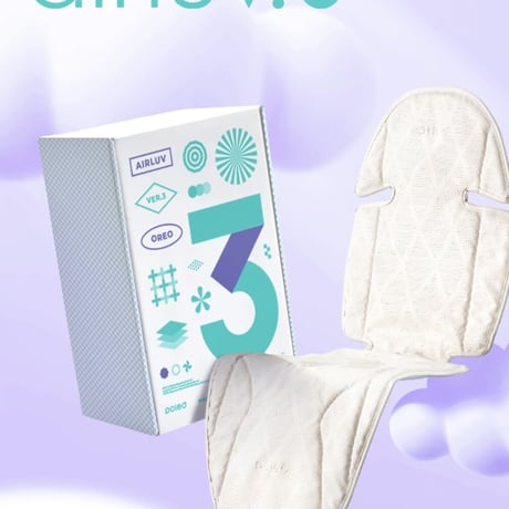 airluv3 oreo | エアラブ3 オレオ 送風機付きクールシート カーシート