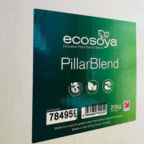 [Candleworks] Ecosoya Pillar Blend Wax / エコソヤピラーブレンドワックス 20kg (送料込み) ※他アイテム同梱不可