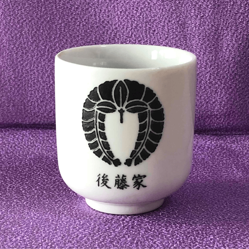 家紋入・家名入り湯呑（御仏壇・お墓用・仏具） | ガラスアート工房