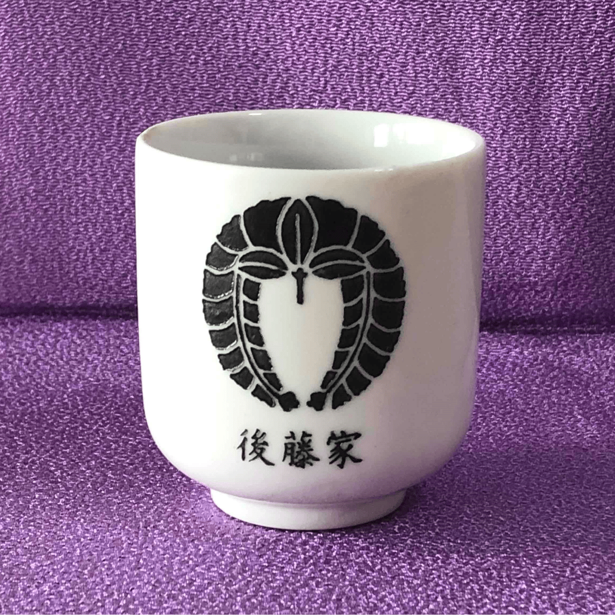 家紋入・家名入り湯呑（御仏壇・お墓用・仏具） | ガラスアート工房