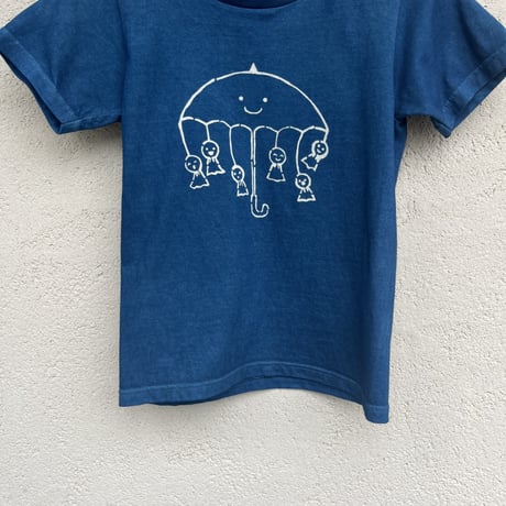130 キッズ藍染Tシャツ