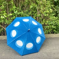 藍染め　おしゃれな日傘