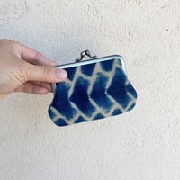藍染め 小銭入れ