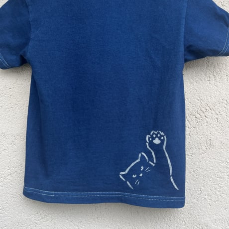 100 キッズ藍染Tシャツ
