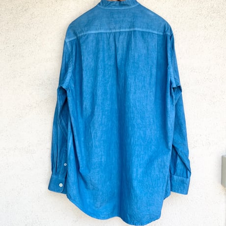メンズ藍染シャツ