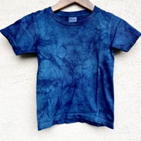 110キッズ藍染Tシャツ