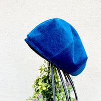 再入荷藍染おしゃれベレー帽