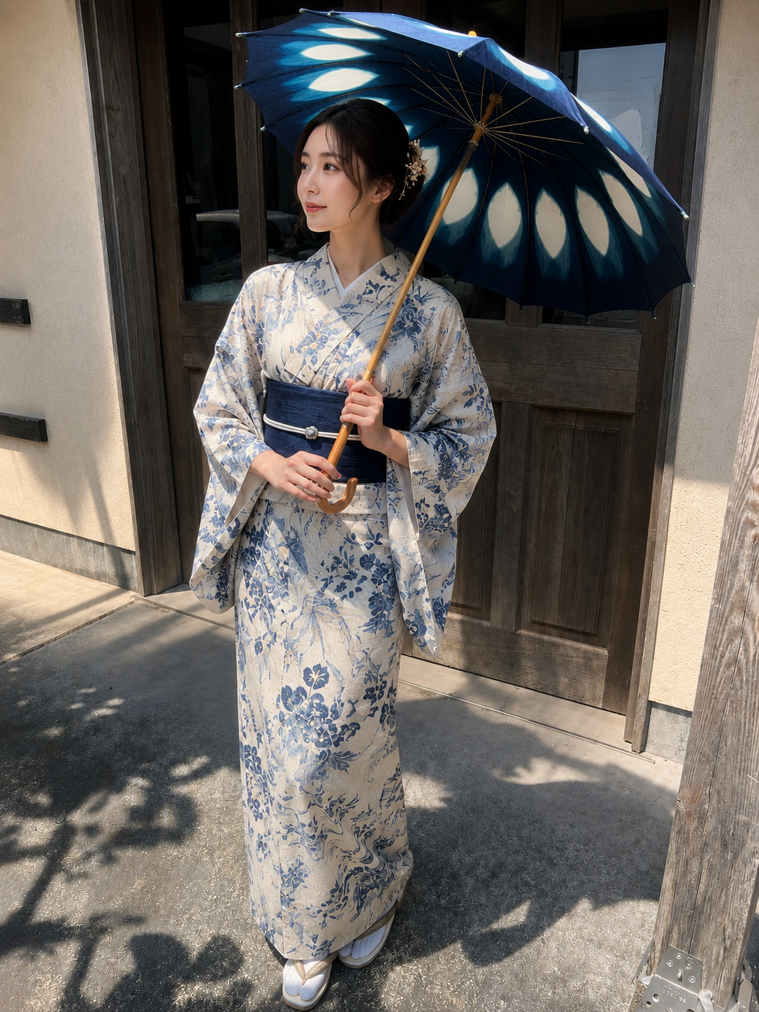 藍染め おしゃれな日傘 | blueblue2 STORE