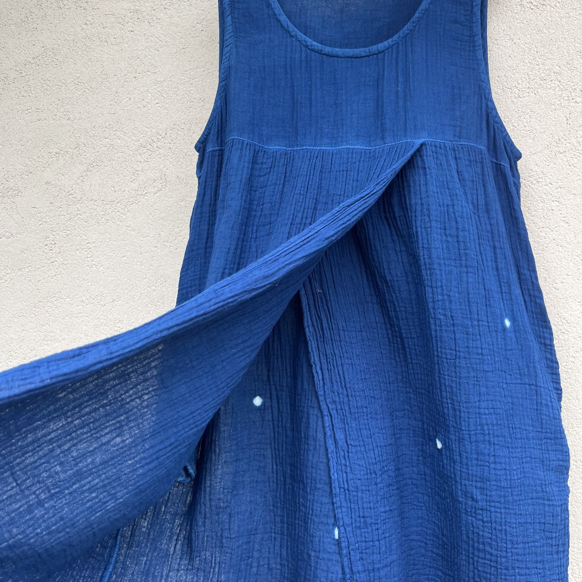 値下げ【45R】藍染のワンピース 楽天市場】藍染 ワンピース（ブランド45R）の通販