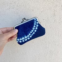 藍染め 小銭入れ