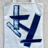 藍染めトートバッグ  小