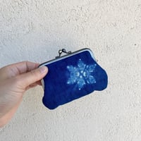 藍染め 小銭入れ