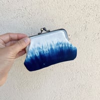 藍染め 小銭入れ