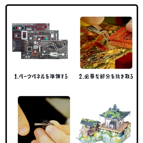 羅小黒戦記　『ムゲンの小屋』　組み立てキット